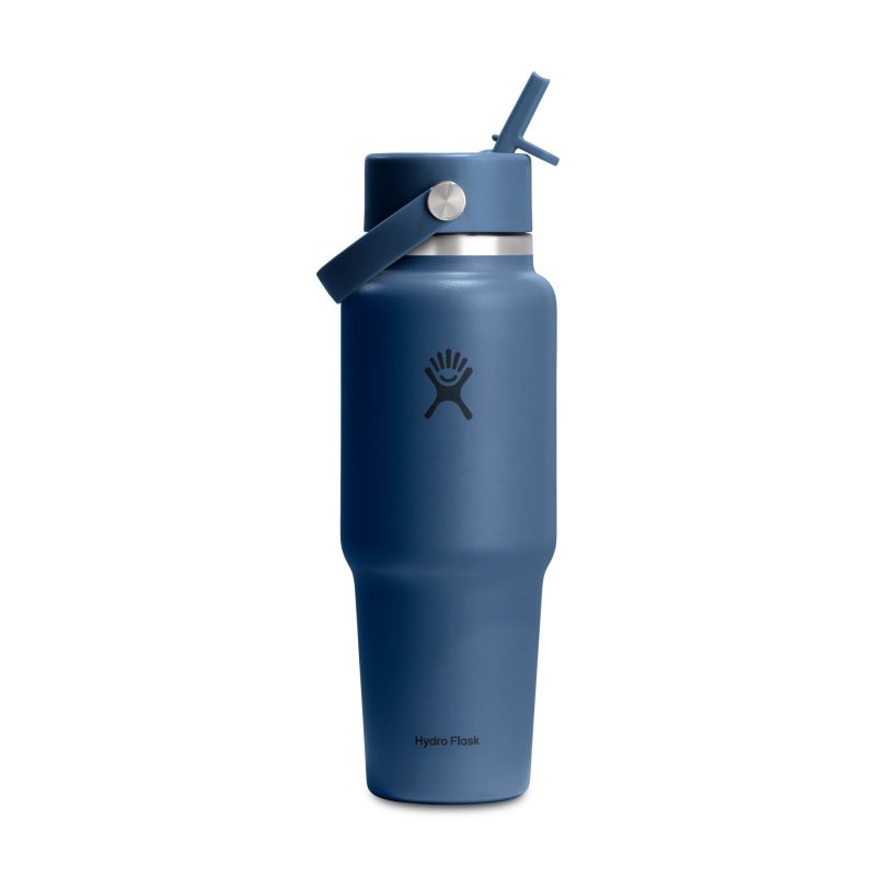 Hydro Flask Wide Flex Straw Travel Bottle 32 Oz. - Harbor Blue - 3