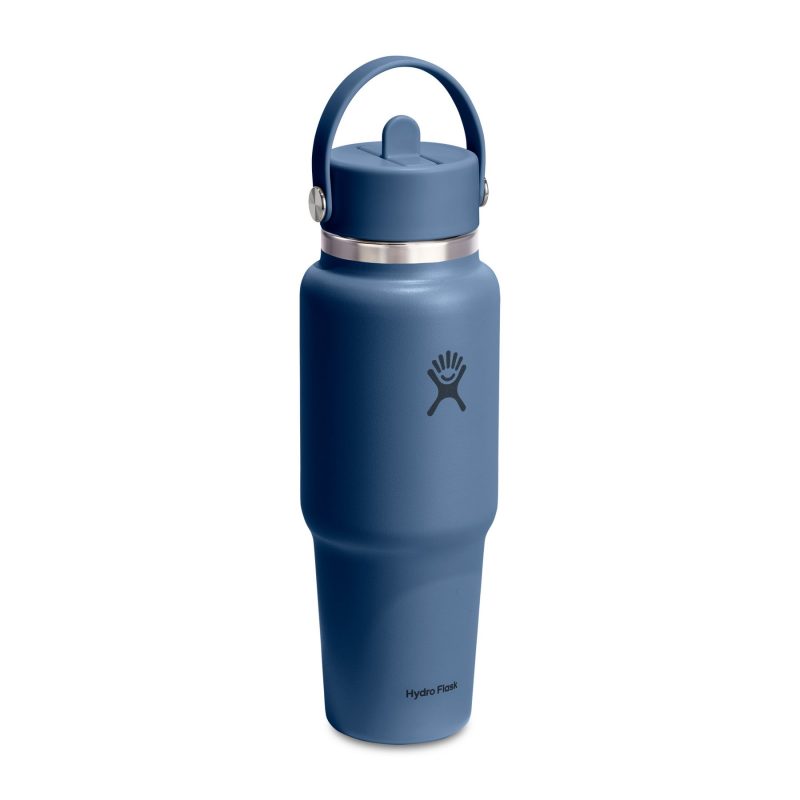 Hydro Flask Wide Flex Straw Travel Bottle 32 Oz. - Harbor Blue - 4