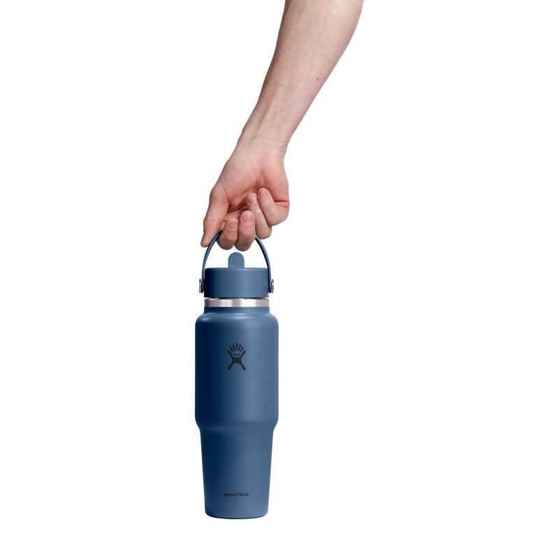 Hydro Flask Wide Flex Straw Travel Bottle 32 Oz. - Harbor Blue - 5