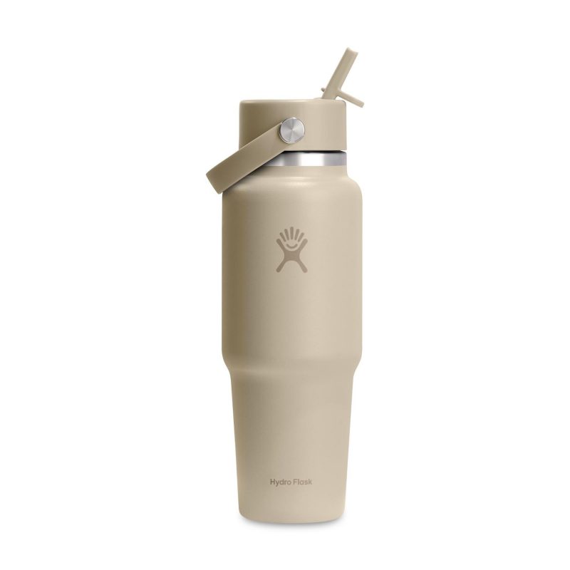 Hydro Flask Wide Flex Straw Travel Bottle 32 Oz. - Oat - 3