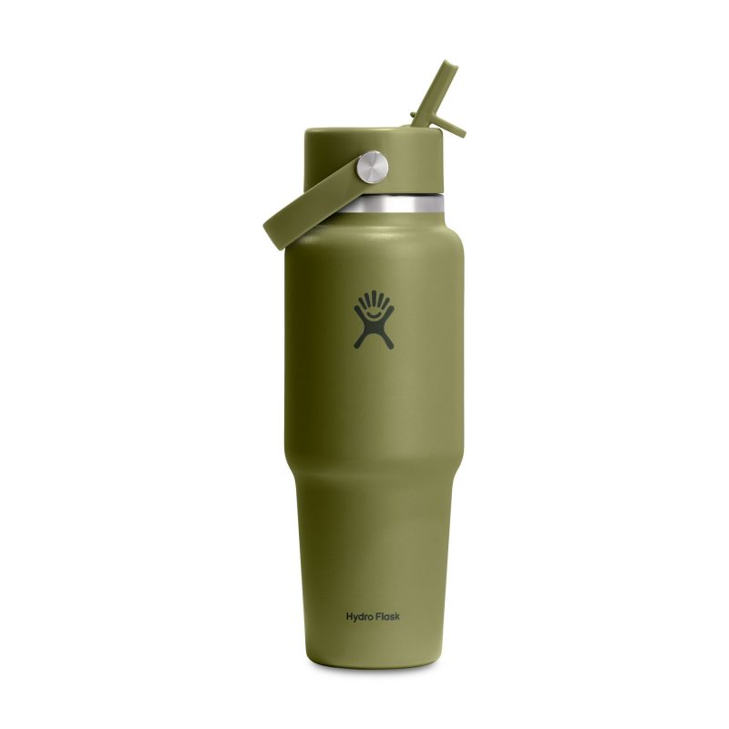 Hydro Flask Wide Flex Straw Travel Bottle 32 Oz. - Palmer Green - 3