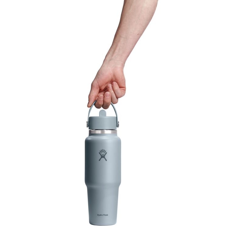 Hydro Flask Wide Flex Straw Travel Bottle 32 Oz. - Shale Gray - 5