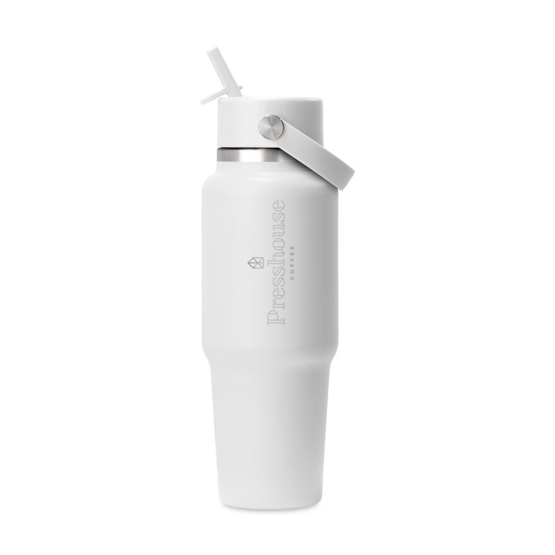 Hydro Flask Wide Flex Straw Travel Bottle 32 Oz. - White