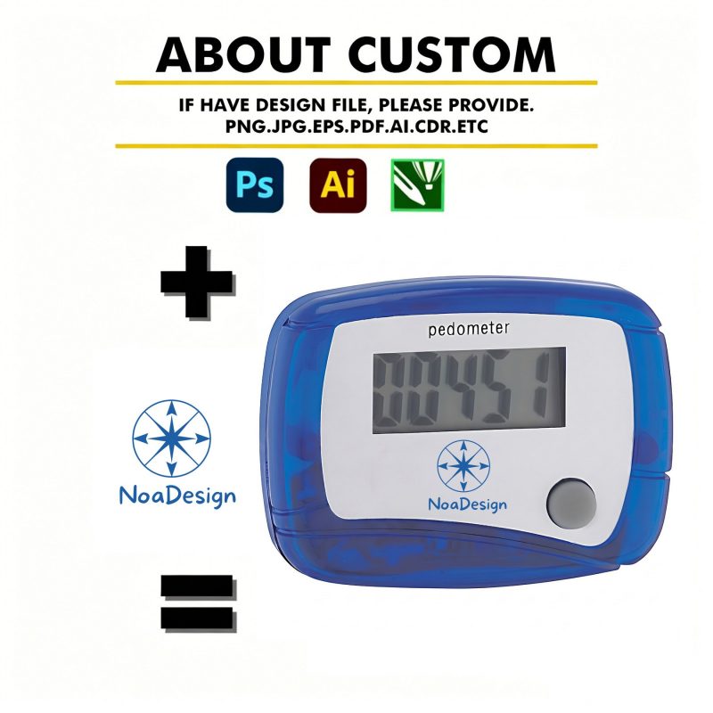 Reusable 1.375" Pedometer - 5