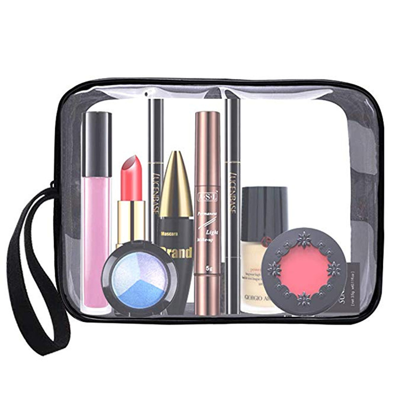 Clear-Toiletry-Bag-with-Zipper-Travel-Cosmetic-Bag-WH-225 Clear Toiletry Bag with Zipper Travel Cosmetic Bag