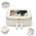 Custom Transparent Toiletry Kit Travel Clear Cosmetic Pouch Mini Makeup Bag for Women - 6