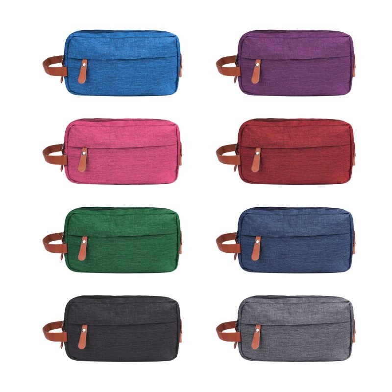 Oxford Travel Toiletry Bag Portable Makeup W/ Handle - 1