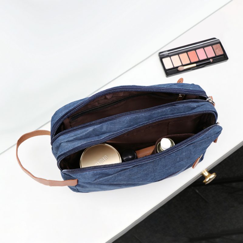 Oxford Travel Toiletry Bag Portable Makeup W/ Handle - 4