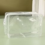 PVC Transparent Toiletry Bag Cosmetic Makeup Organizer Waterproof Travel Storage Pouch - 1