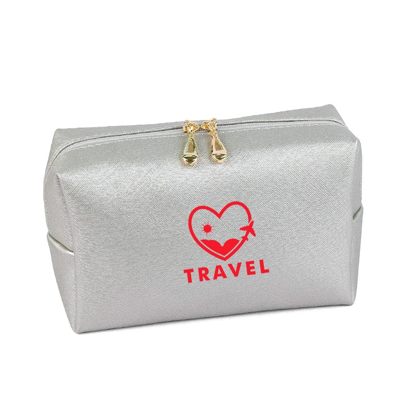 Portable PU Makeup Toiletry Bag - 8