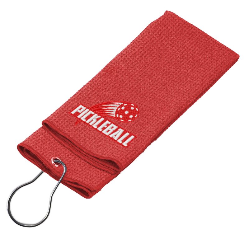 Waffle-Texture-Embroidery-Pickleball-Cooling-Towel-USEPCT2 Waffle Texture Embroidery Pickleball Cooling Towel
