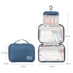 Water Resistant Toiletry Bag Makeup Bag Cosmetic Bag Travel Organizer With Hook - 6